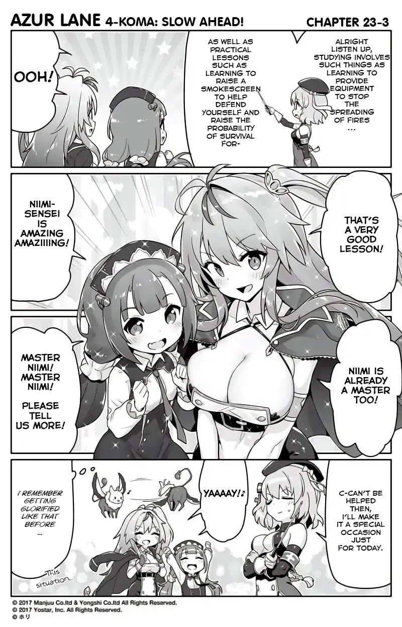 Azur Lane 4-koma: Slow Ahead! Chapter 23 - Page 3