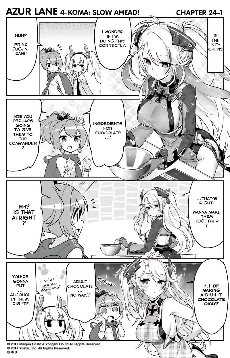 Azur Lane 4-koma: Slow Ahead! Chapter 24 - Page 1