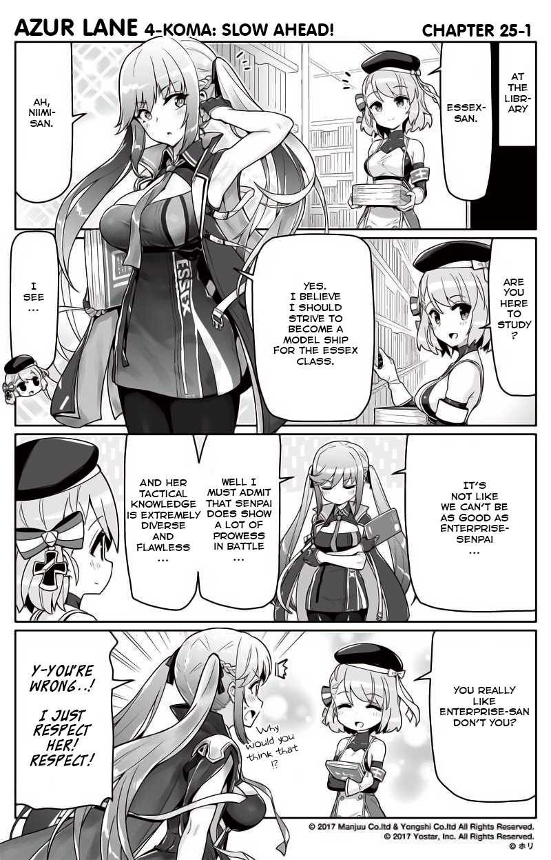 Azur Lane 4-koma: Slow Ahead! Chapter 25 - Page 1