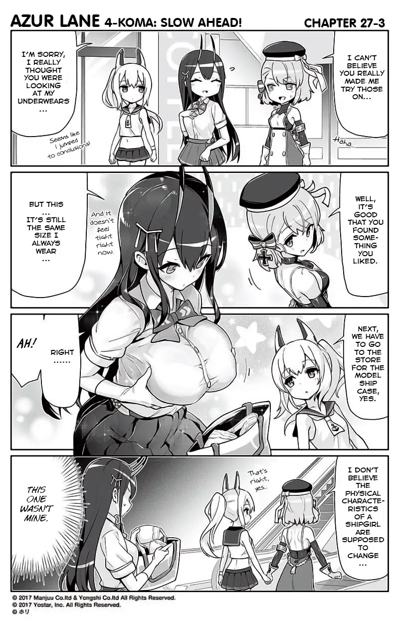 Azur Lane 4-koma: Slow Ahead! Chapter 27 - Page 3