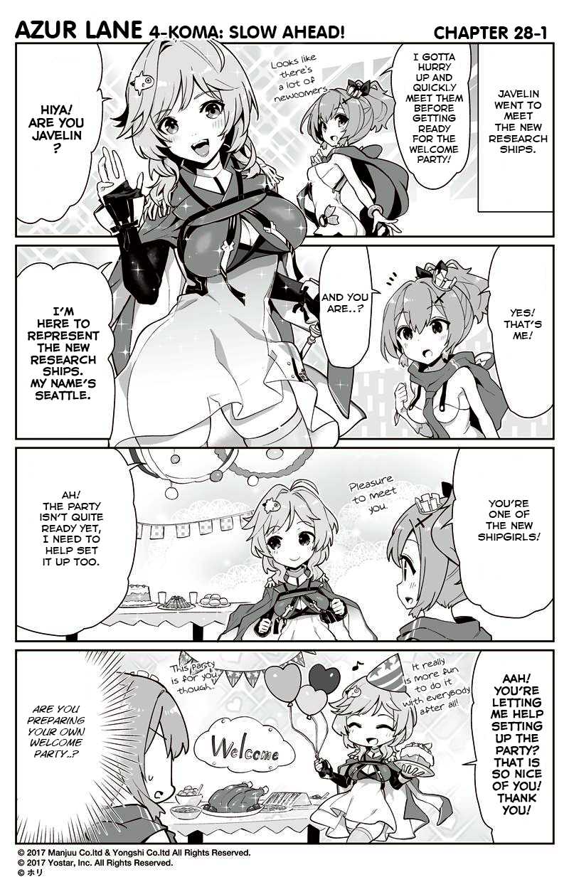 Azur Lane 4-koma: Slow Ahead! Chapter 28 - Page 1