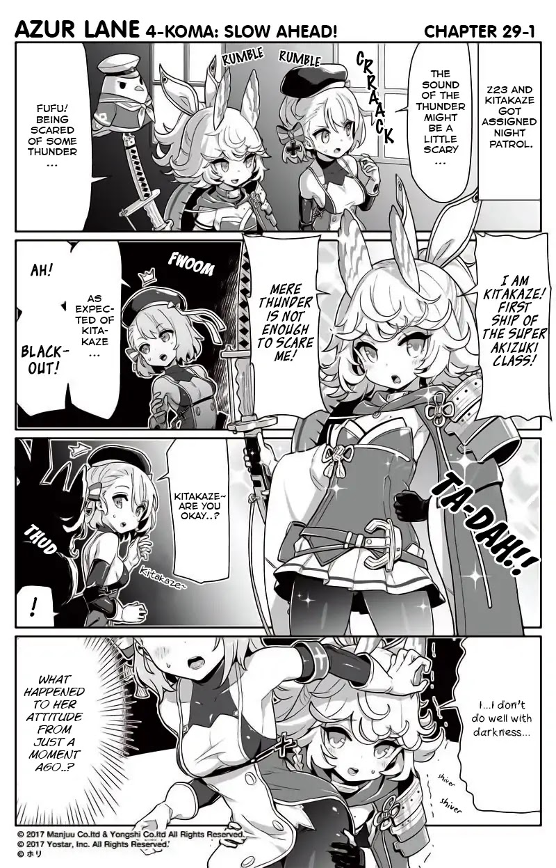 Azur Lane 4-koma: Slow Ahead! Chapter 29 - Page 1