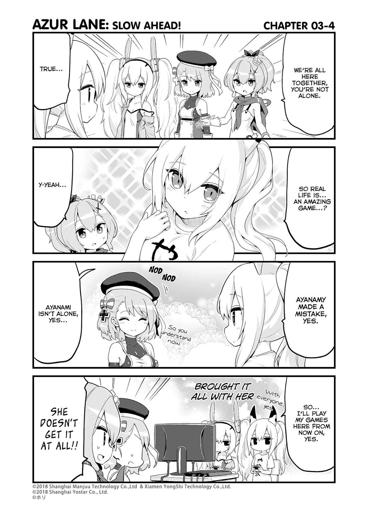 Azur Lane 4-koma: Slow Ahead! Chapter 3 - Page 4