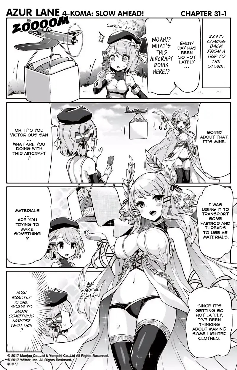Azur Lane 4-koma: Slow Ahead! Chapter 31 - Page 1