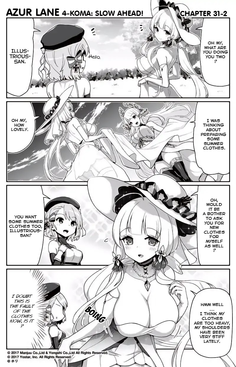 Azur Lane 4-koma: Slow Ahead! Chapter 31 - Page 2