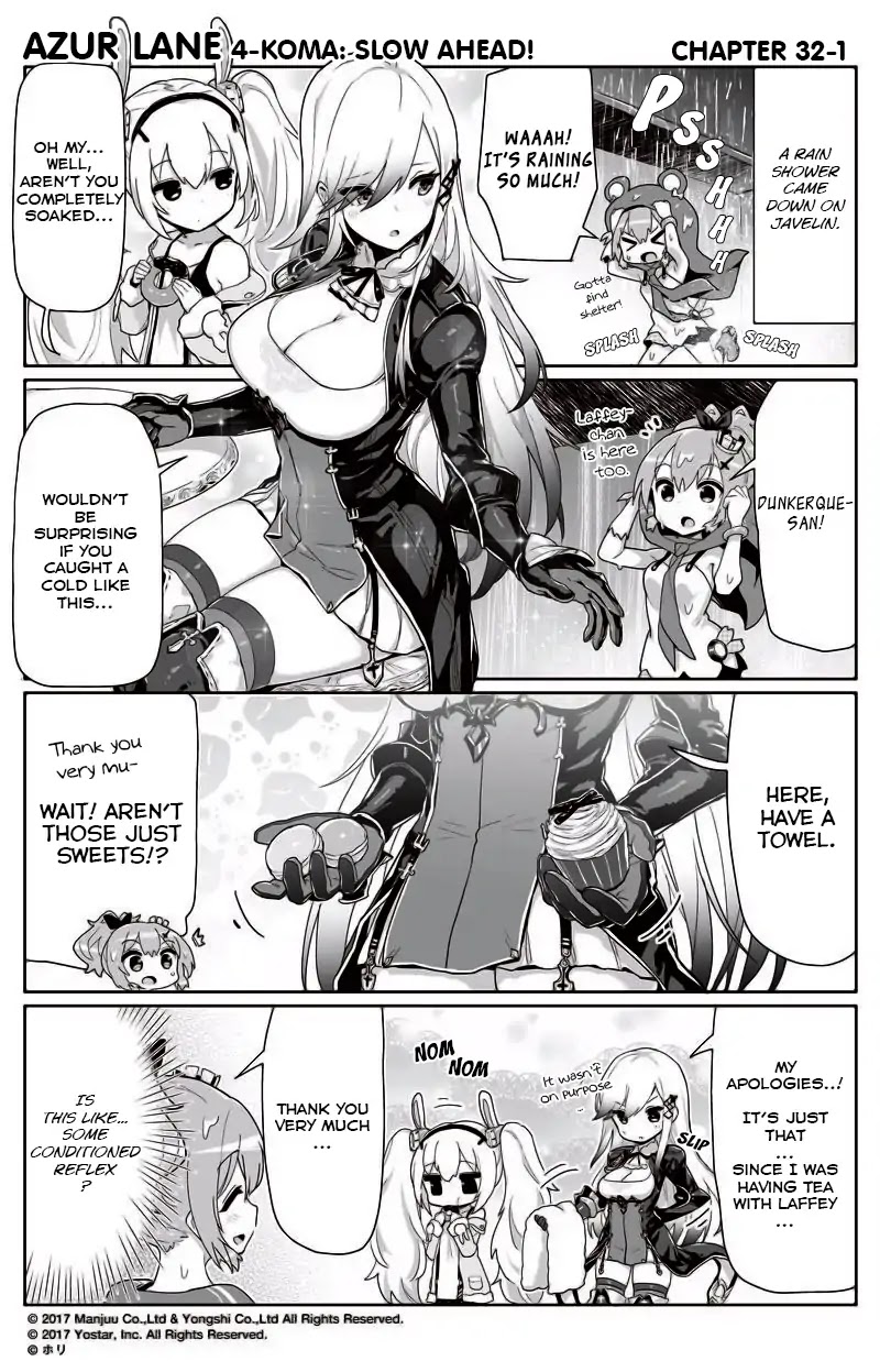 Azur Lane 4-koma: Slow Ahead! Chapter 32 - Page 1