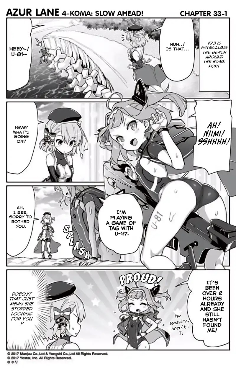Azur Lane 4-koma: Slow Ahead! Chapter 33 - Page 1
