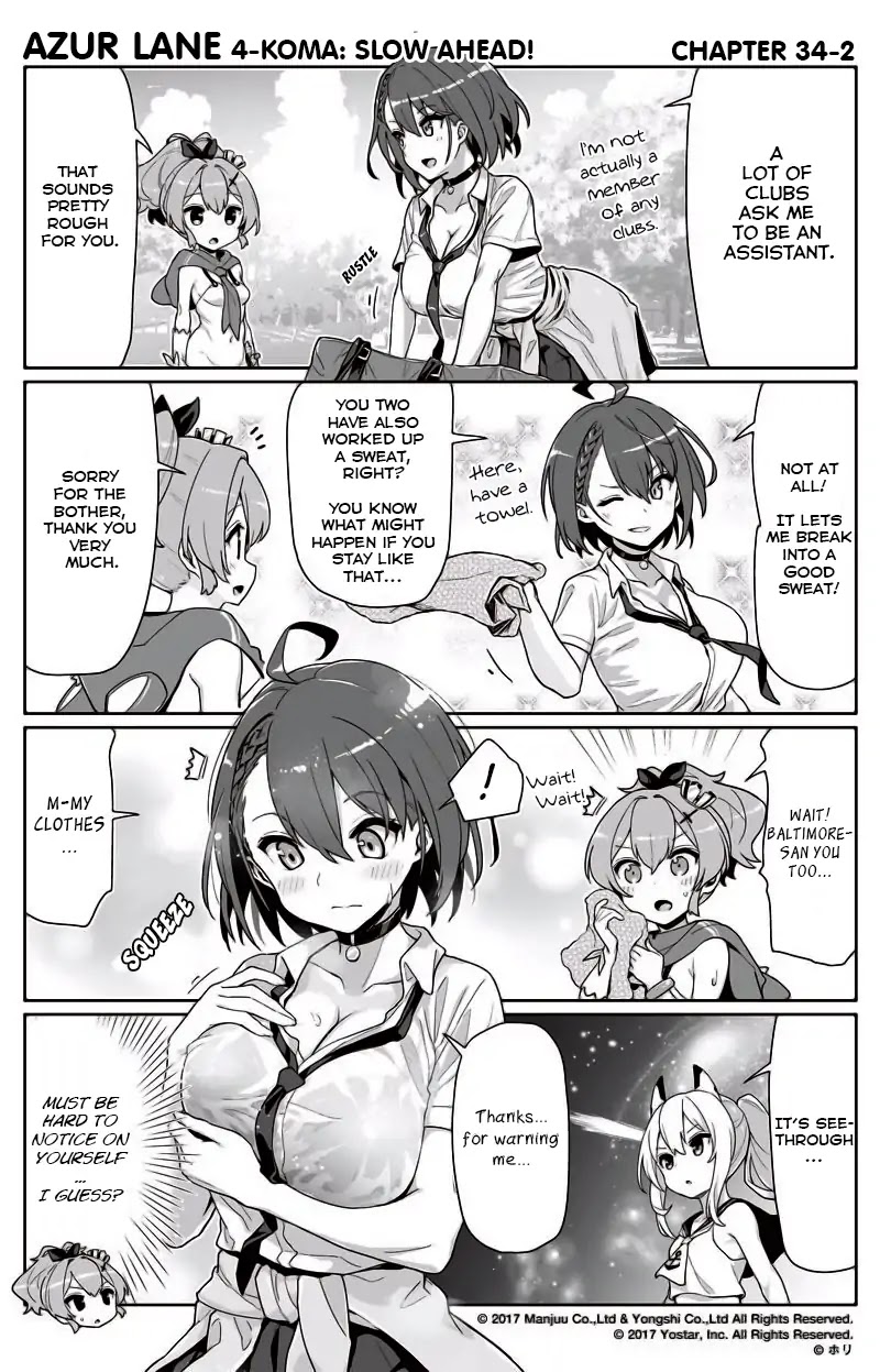 Azur Lane 4-koma: Slow Ahead! Chapter 34 - Page 2