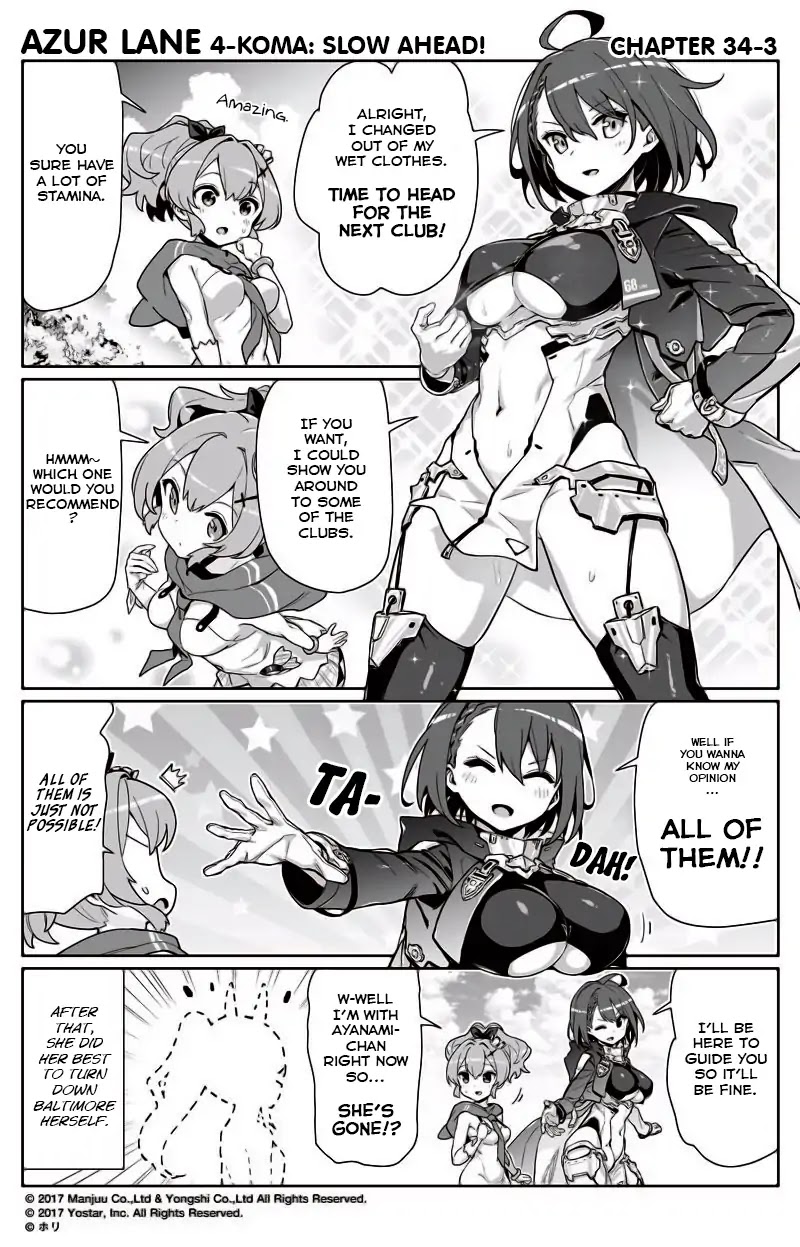 Azur Lane 4-koma: Slow Ahead! Chapter 34 - Page 3
