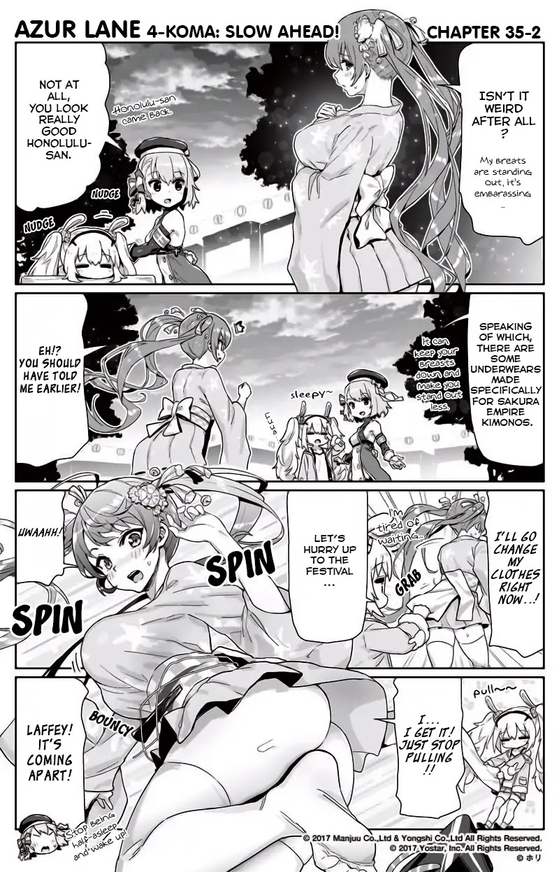 Azur Lane 4-koma: Slow Ahead! Chapter 35 - Page 2