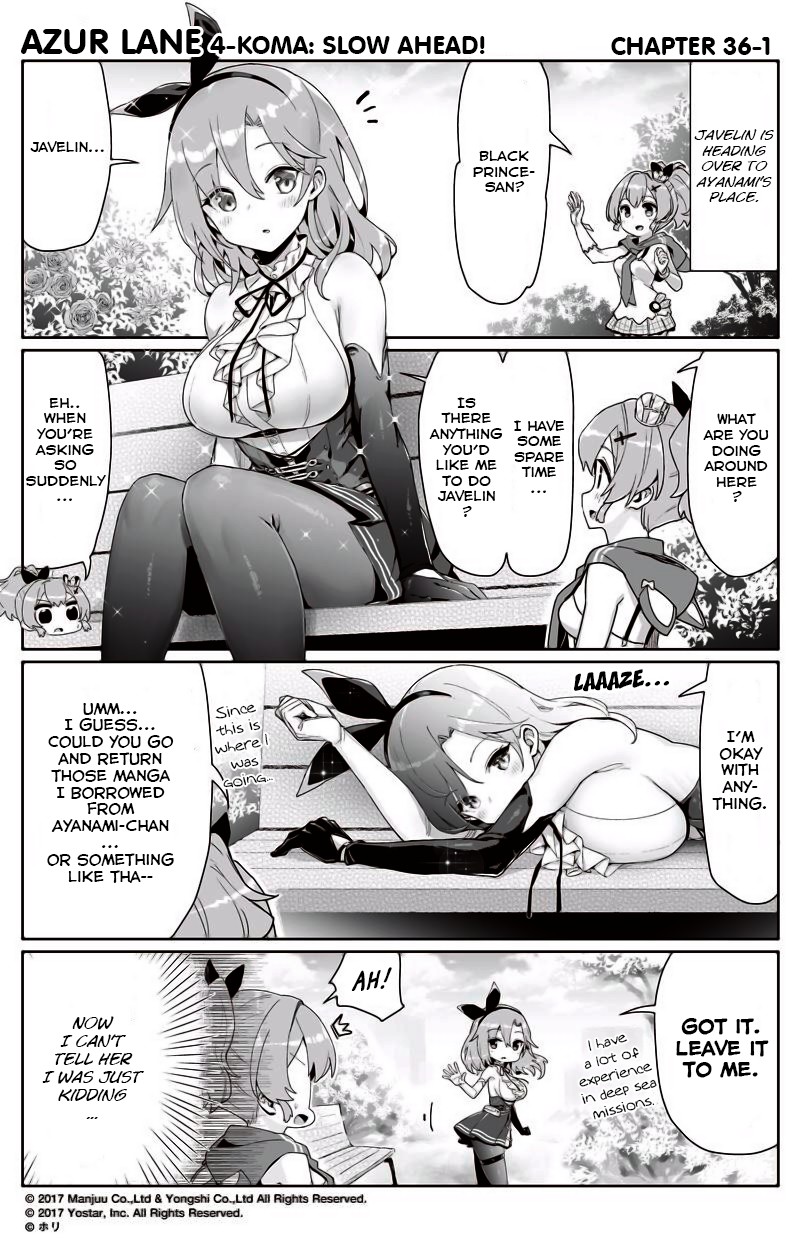 Azur Lane 4-koma: Slow Ahead! Chapter 36 - Page 1
