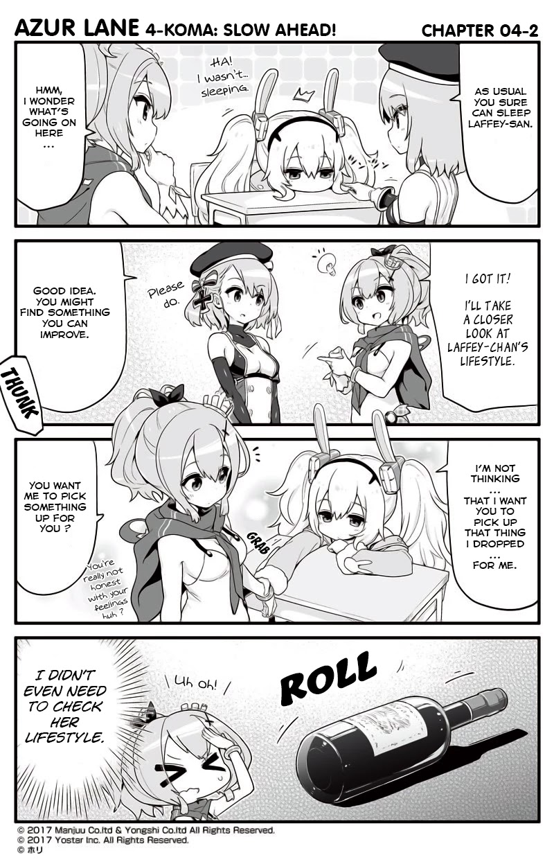Azur Lane 4-koma: Slow Ahead! Chapter 4 - Page 2
