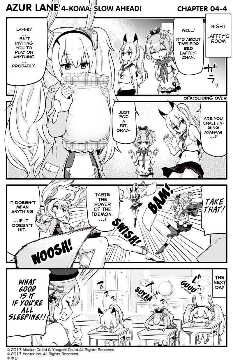 Azur Lane 4-koma: Slow Ahead! Chapter 4 - Page 4