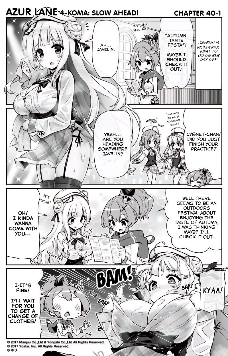 Azur Lane 4-koma: Slow Ahead! Chapter 40 - Page 1