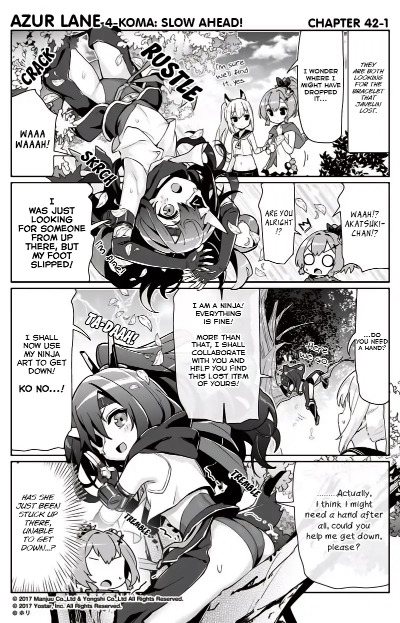 Azur Lane 4-koma: Slow Ahead! Chapter 42 - Page 1