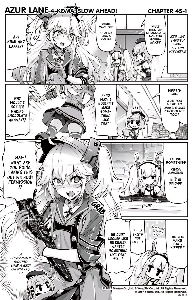 Azur Lane 4-koma: Slow Ahead! Chapter 45 - Page 1