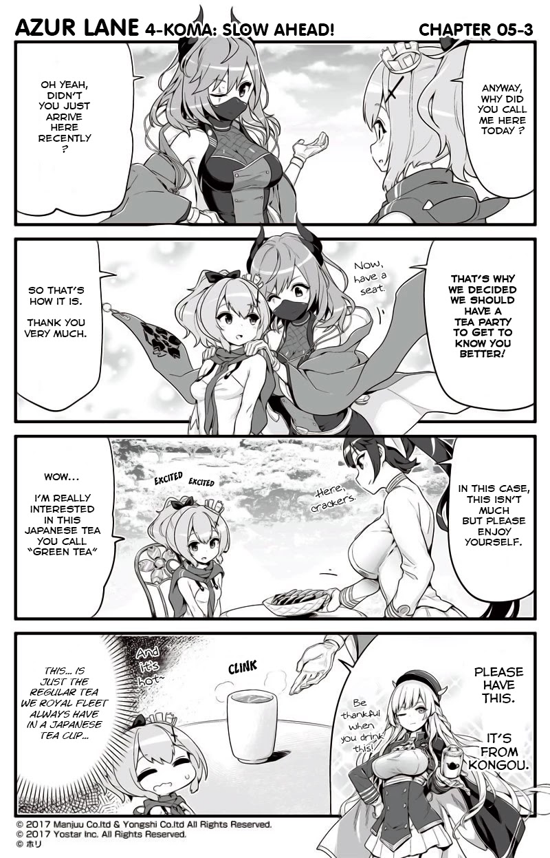 Azur Lane 4-koma: Slow Ahead! Chapter 5 - Page 3