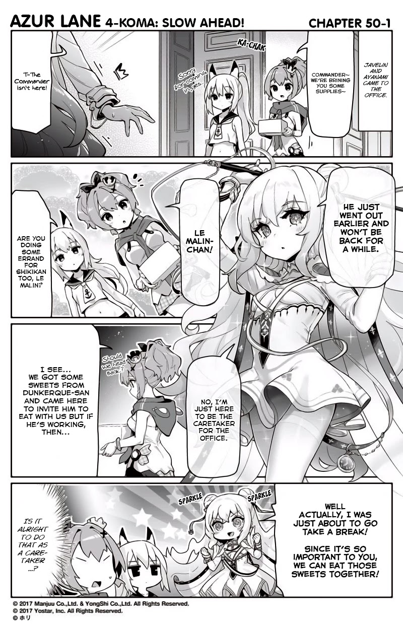 Azur Lane 4-koma: Slow Ahead! Chapter 50 - Page 1