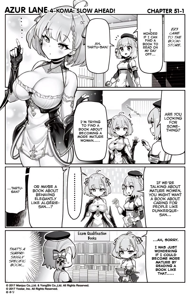 Azur Lane 4-koma: Slow Ahead! Chapter 51 - Page 1