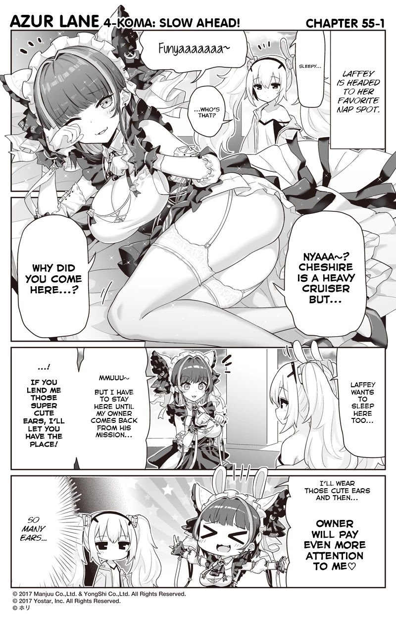 Azur Lane 4-koma: Slow Ahead! Chapter 55 - Page 1