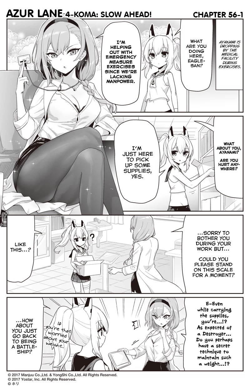 Azur Lane 4-koma: Slow Ahead! Chapter 56 - Page 1