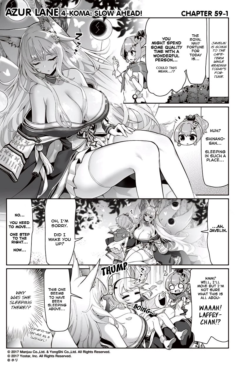 Azur Lane 4-koma: Slow Ahead! Chapter 59 - Page 1