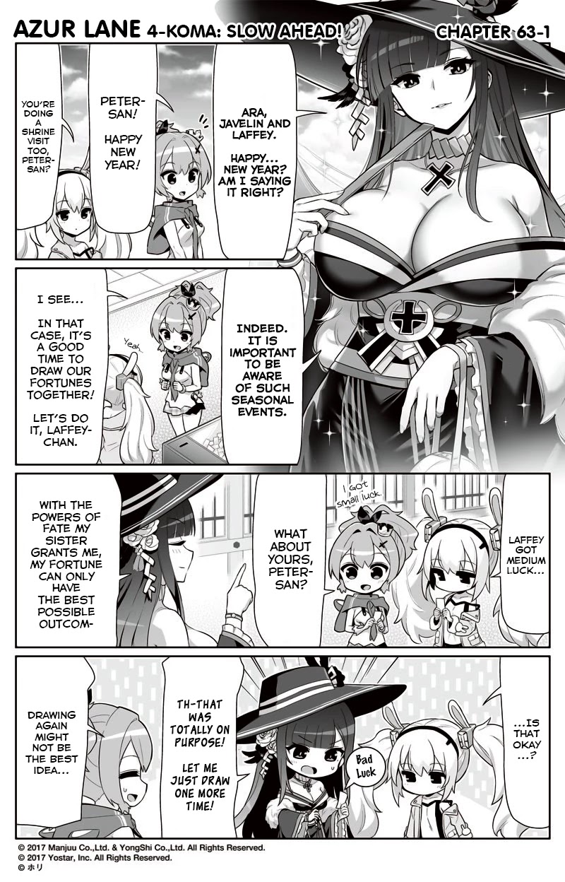 Azur Lane 4-koma: Slow Ahead! Chapter 63 - Page 1