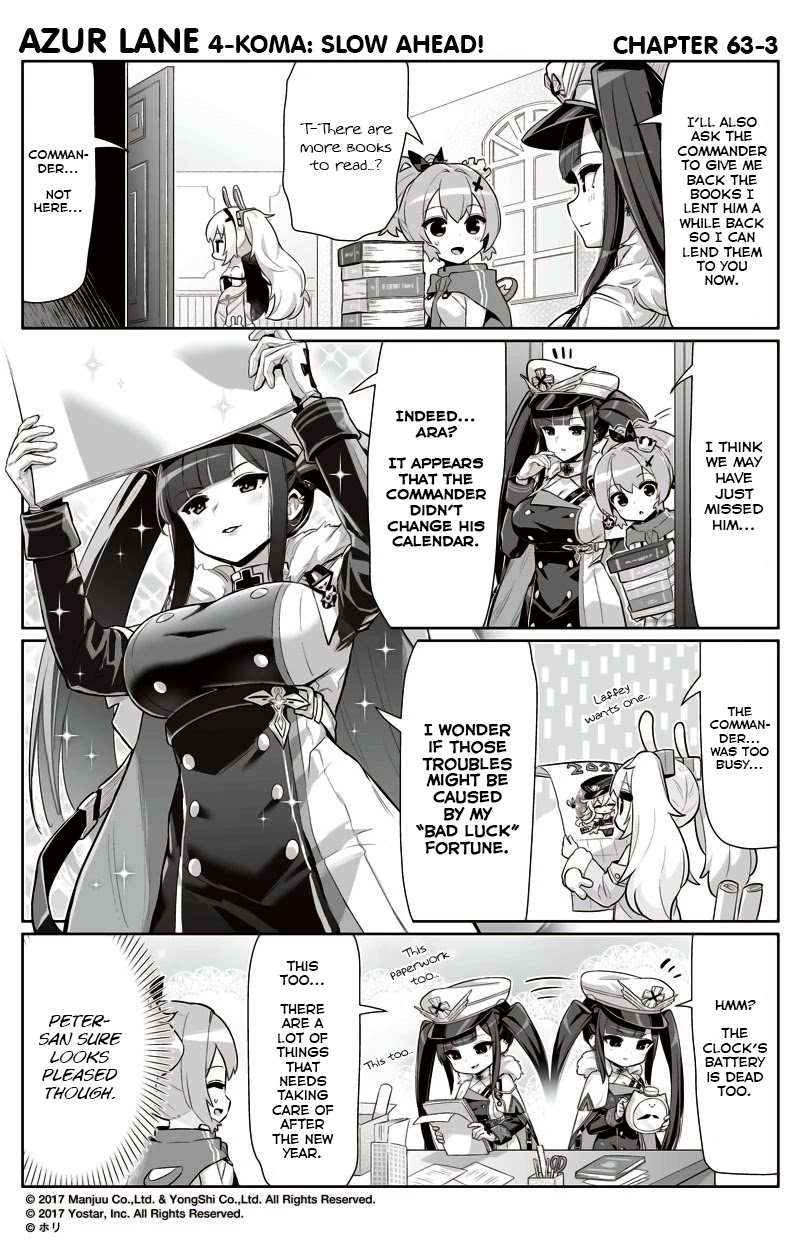 Azur Lane 4-koma: Slow Ahead! Chapter 63 - Page 3