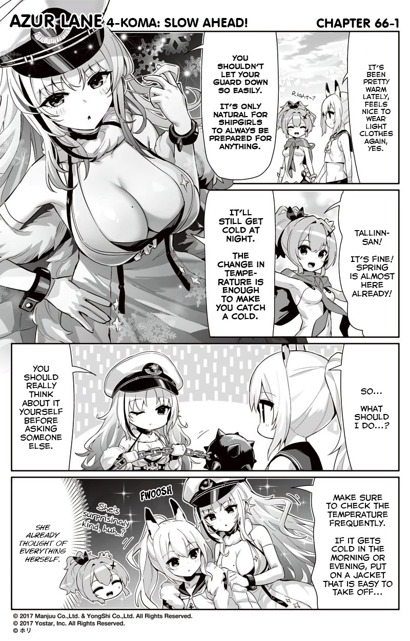 Azur Lane 4-koma: Slow Ahead! Chapter 66 - Page 1