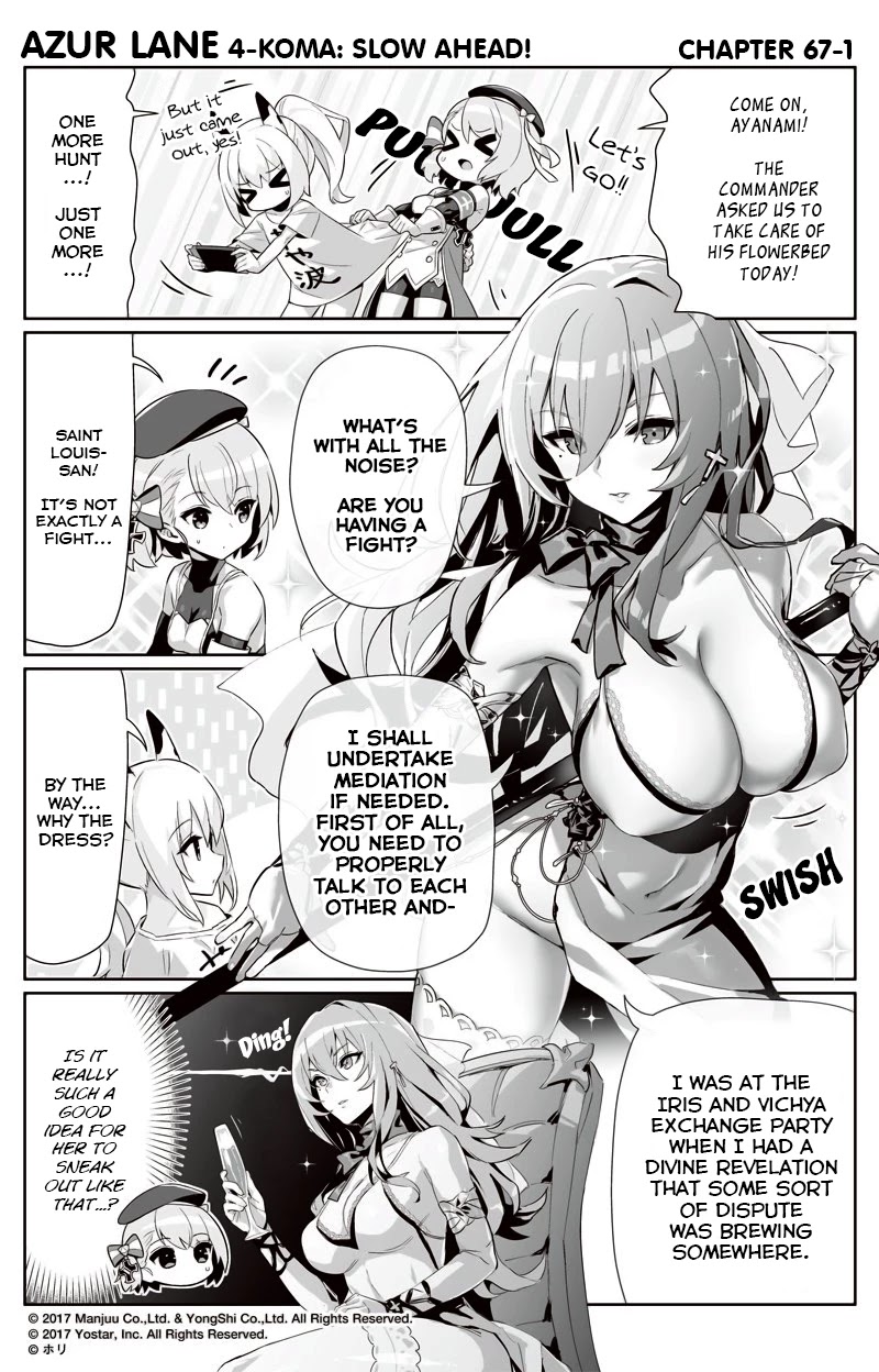 Azur Lane 4-koma: Slow Ahead! Chapter 67 - Page 1