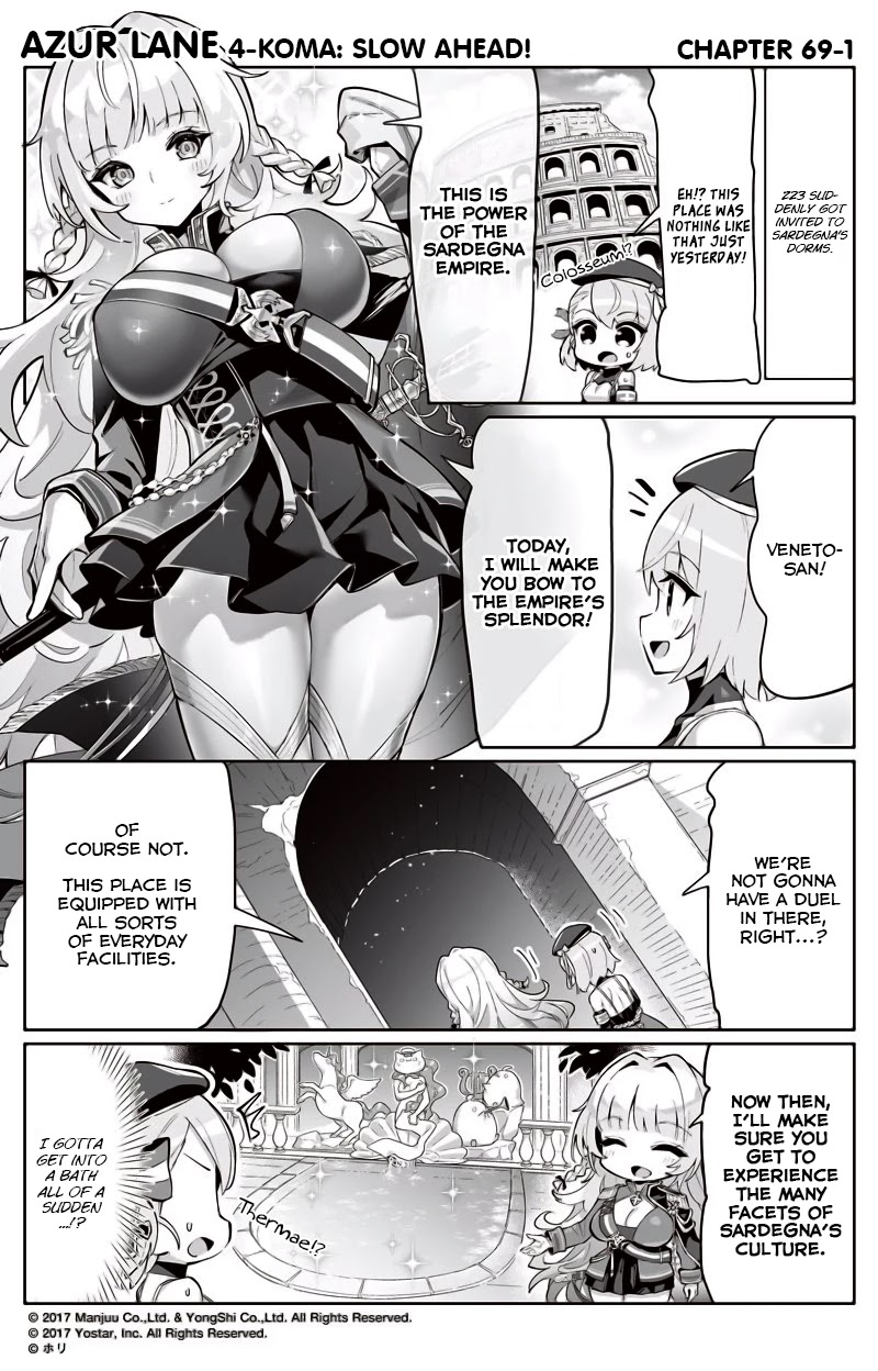 Azur Lane 4-koma: Slow Ahead! Chapter 69 - Page 1