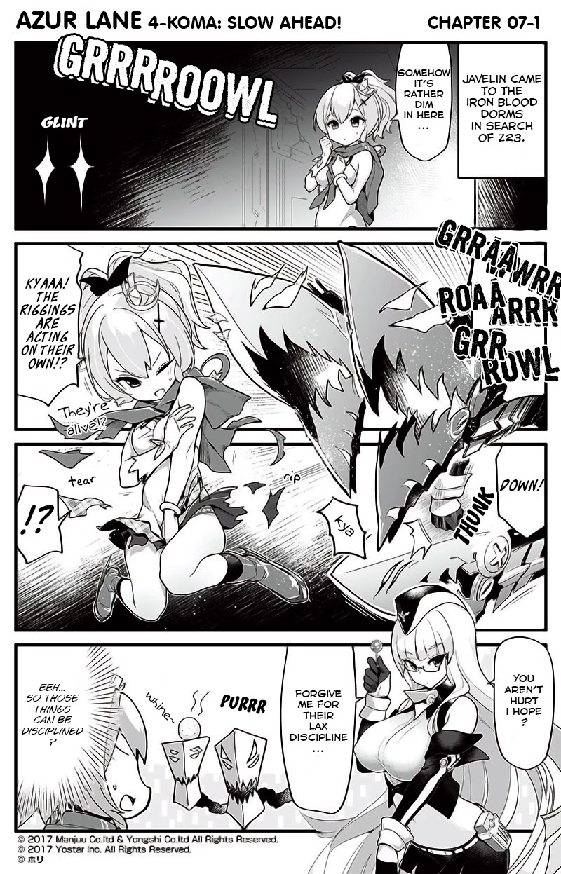 Azur Lane 4-koma: Slow Ahead! Chapter 7 - Page 1