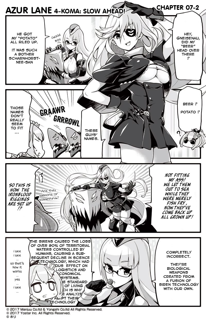 Azur Lane 4-koma: Slow Ahead! Chapter 7 - Page 2