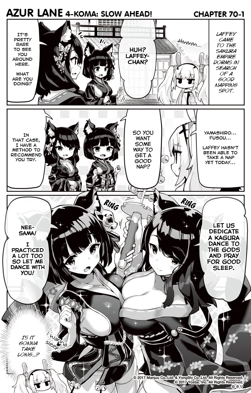 Azur Lane 4-koma: Slow Ahead! Chapter 70 - Page 1