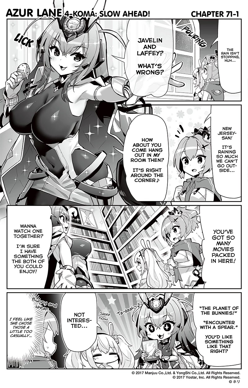 Azur Lane 4-koma: Slow Ahead! Chapter 71 - Page 1