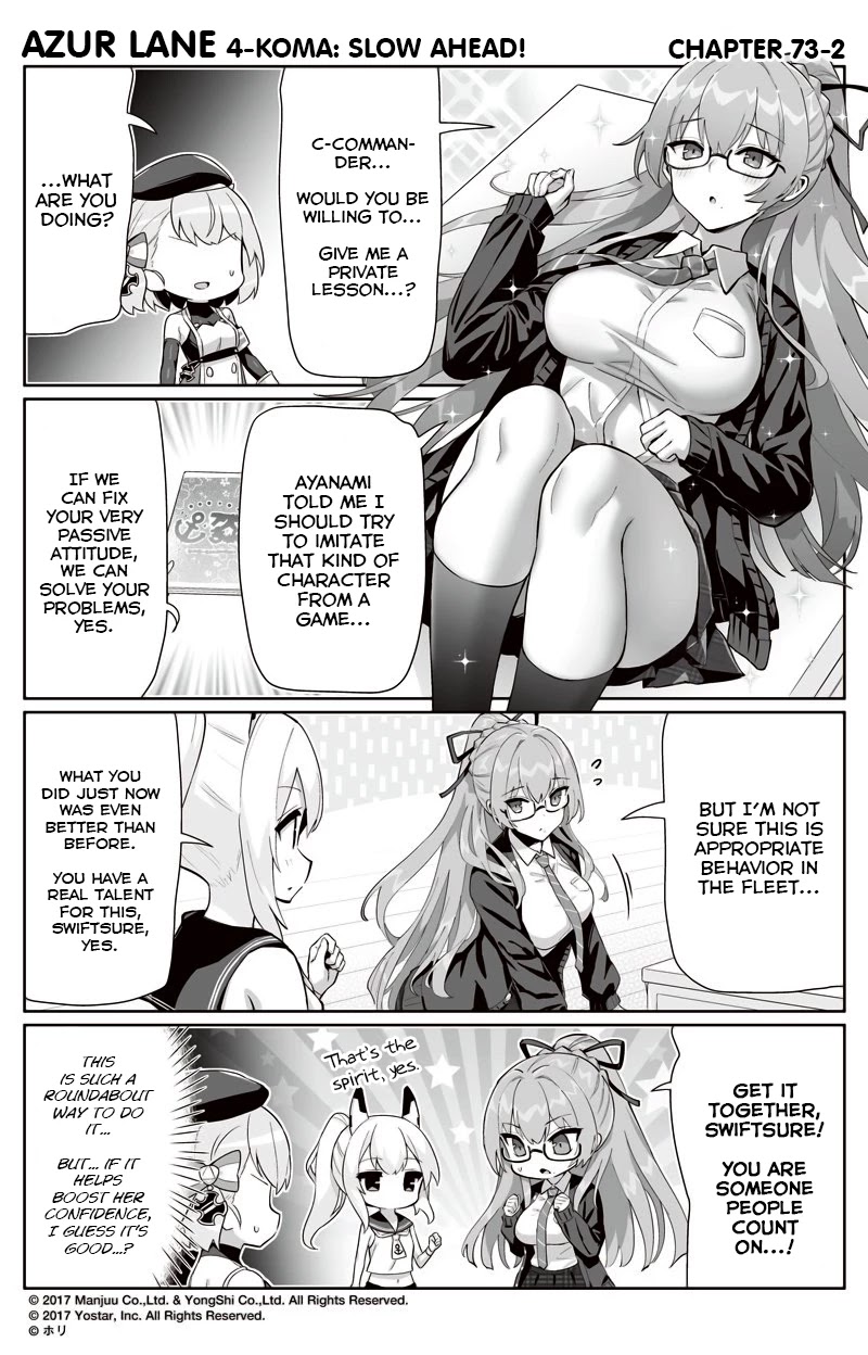 Azur Lane 4-koma: Slow Ahead! Chapter 73 - Page 2