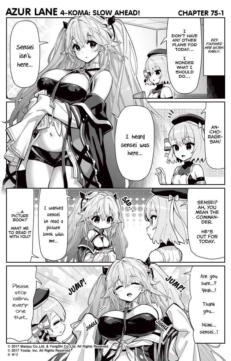Azur Lane 4-koma: Slow Ahead! Chapter 75 - Page 1