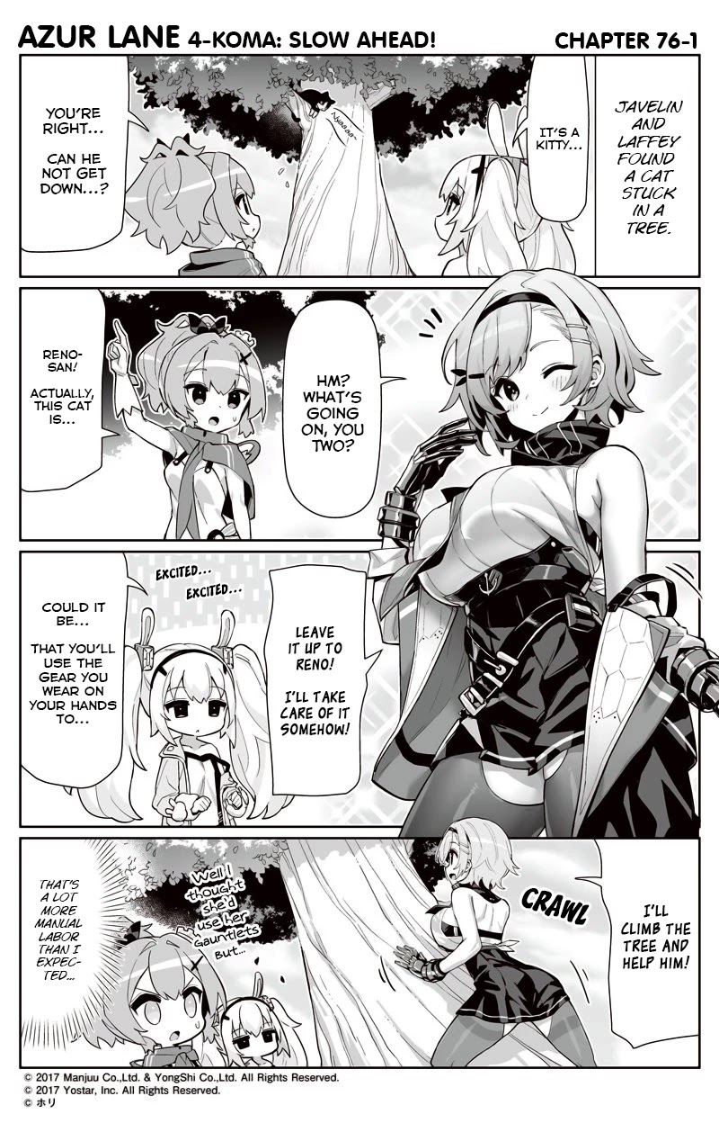 Azur Lane 4-koma: Slow Ahead! Chapter 76 - Page 1