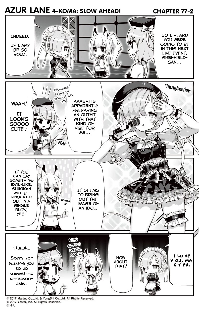 Azur Lane 4-koma: Slow Ahead! Chapter 77 - Page 2