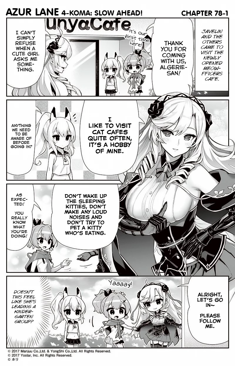 Azur Lane 4-koma: Slow Ahead! Chapter 78 - Page 1