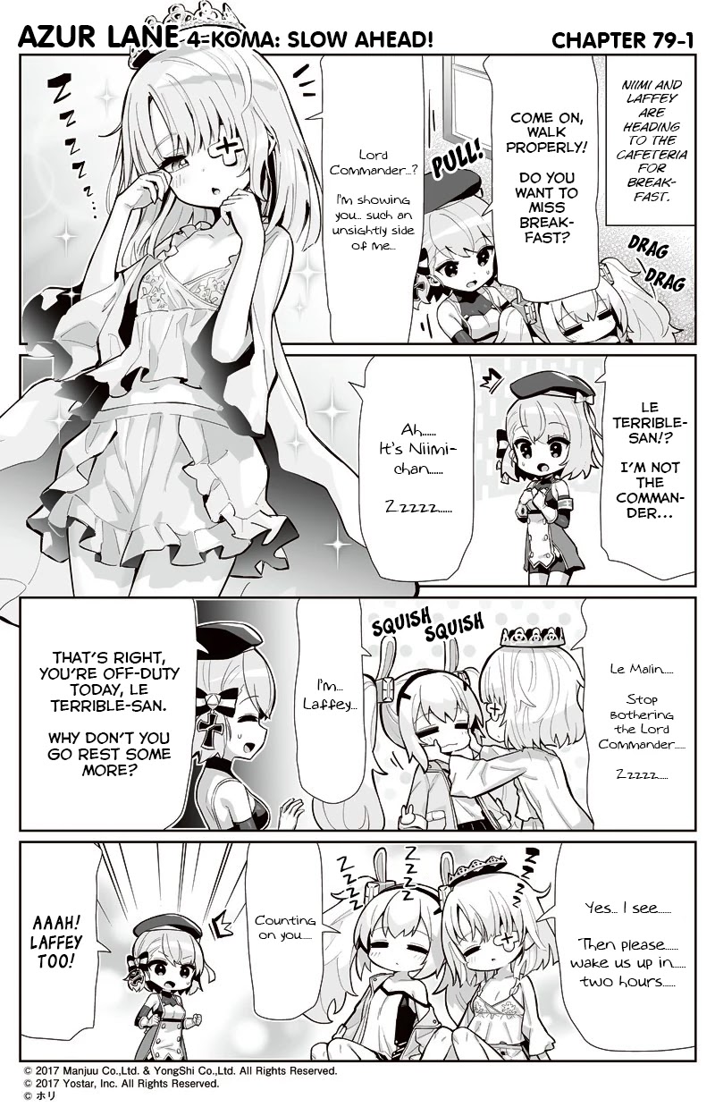 Azur Lane 4-koma: Slow Ahead! Chapter 79 - Page 1