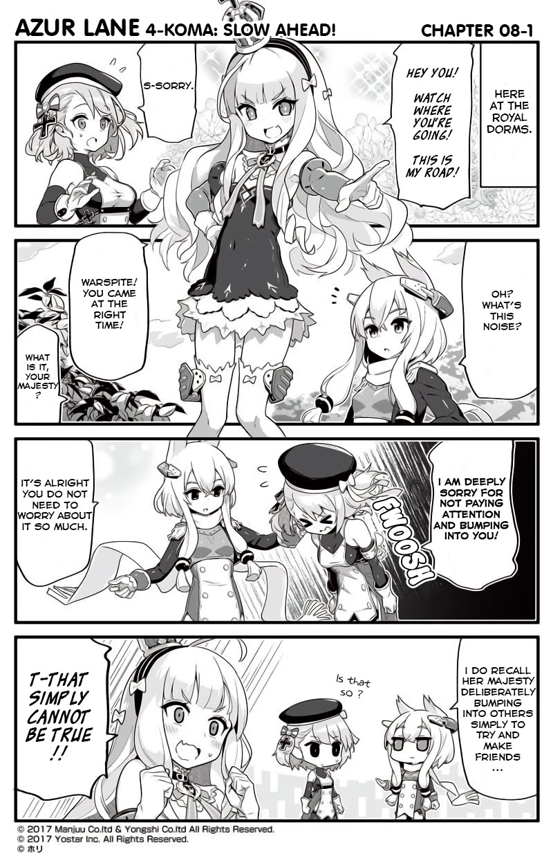 Azur Lane 4-koma: Slow Ahead! Chapter 8 - Page 1