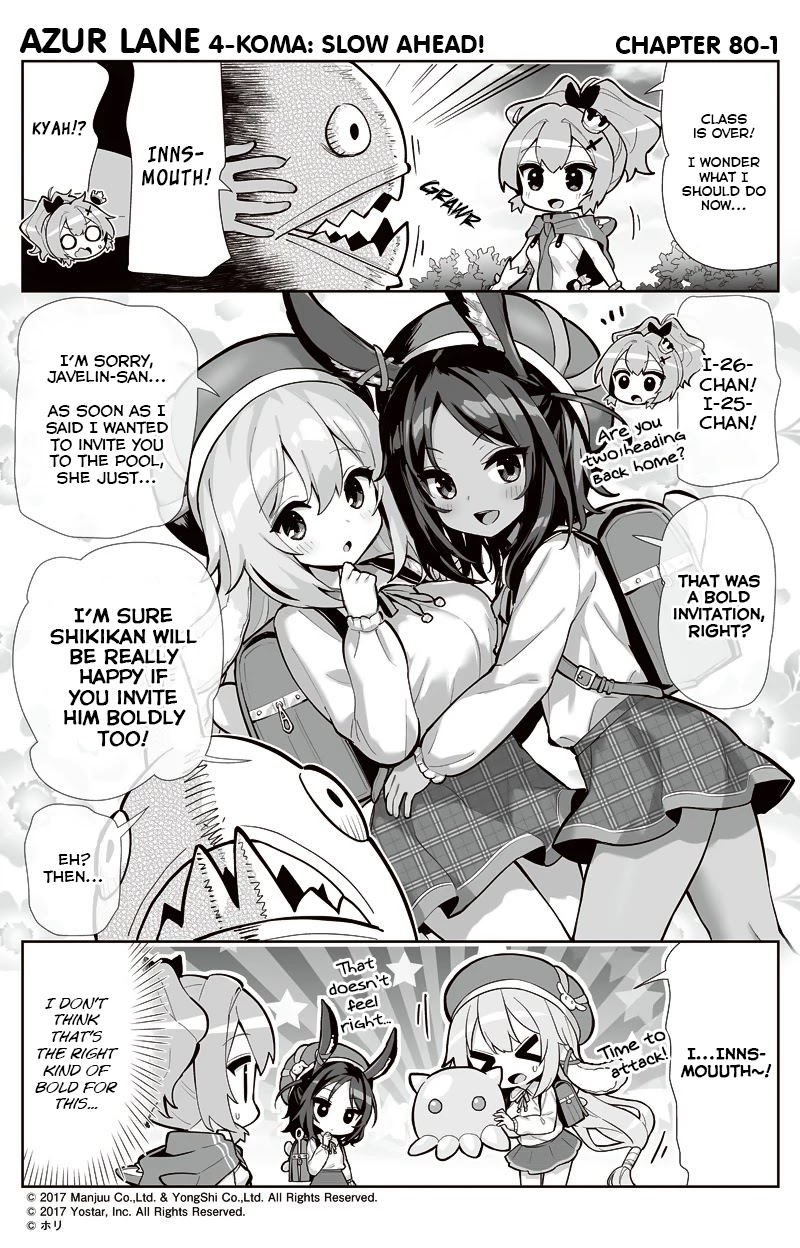 Azur Lane 4-koma: Slow Ahead! Chapter 80 - Page 1
