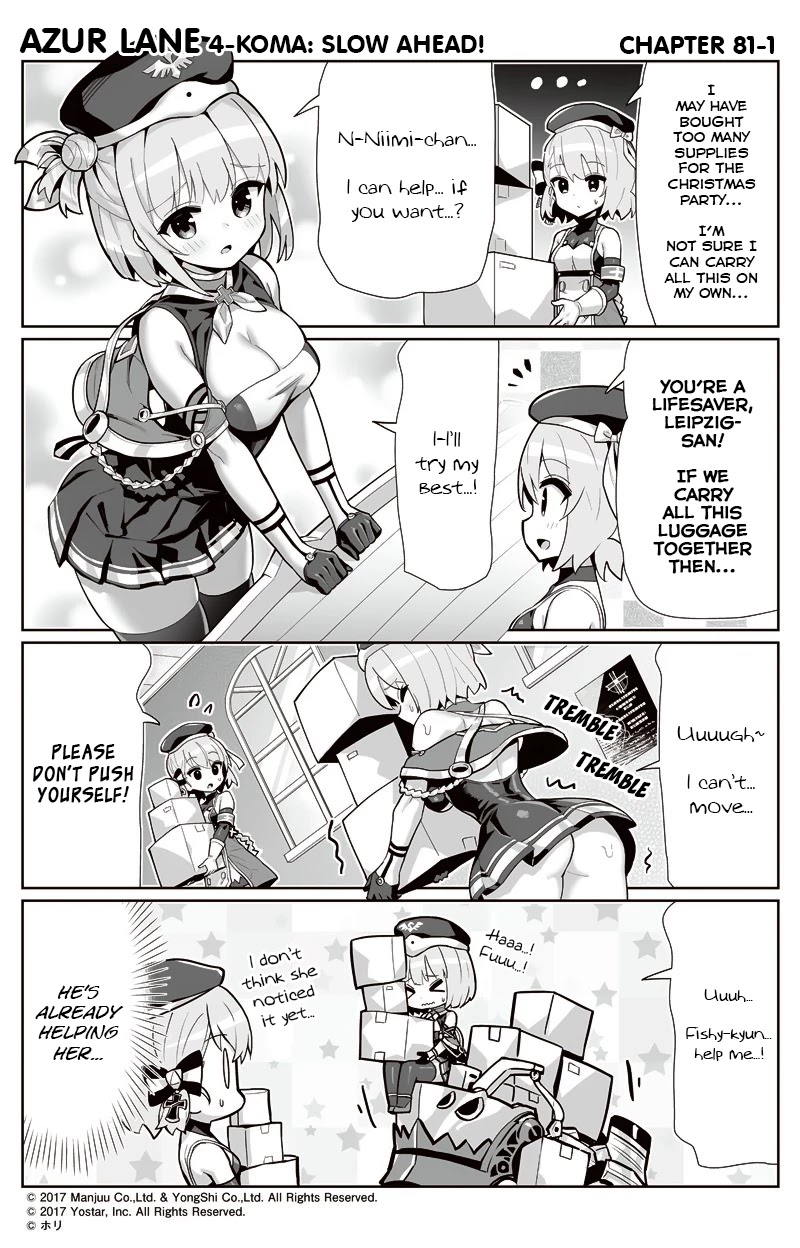 Azur Lane 4-koma: Slow Ahead! Chapter 81 - Page 1