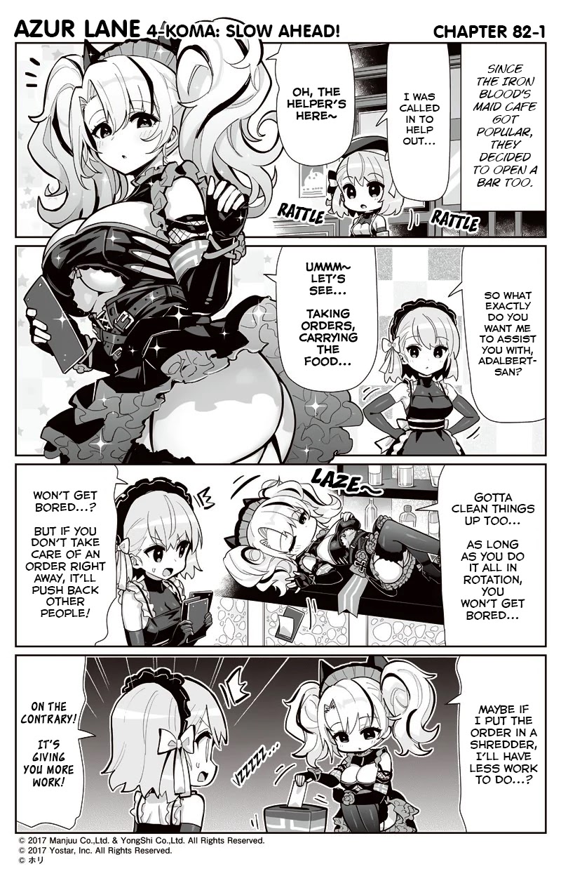 Azur Lane 4-koma: Slow Ahead! Chapter 82 - Page 1