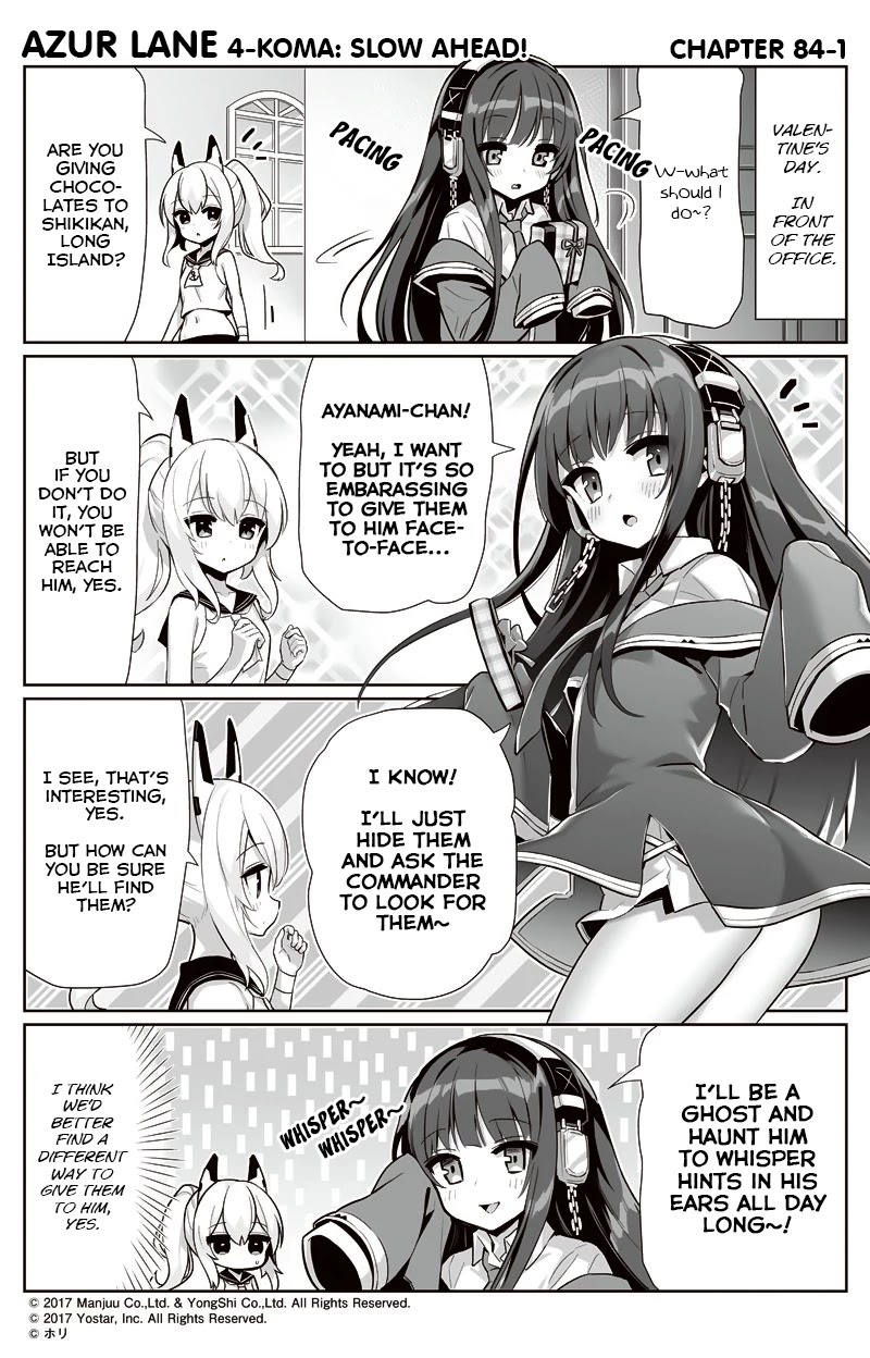 Azur Lane 4-koma: Slow Ahead! Chapter 84 - Page 1