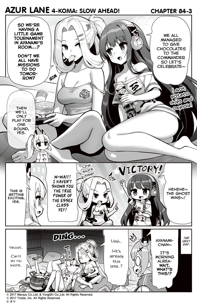 Azur Lane 4-koma: Slow Ahead! Chapter 84 - Page 3