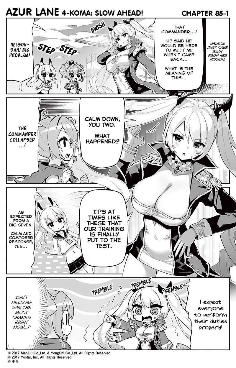 Azur Lane 4-koma: Slow Ahead! Chapter 85 - Page 1