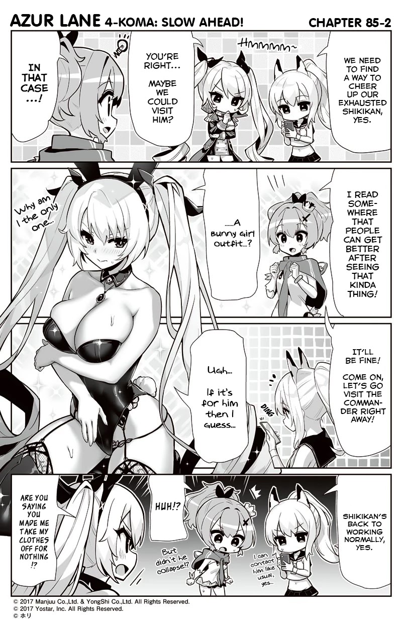 Azur Lane 4-koma: Slow Ahead! Chapter 85 - Page 2