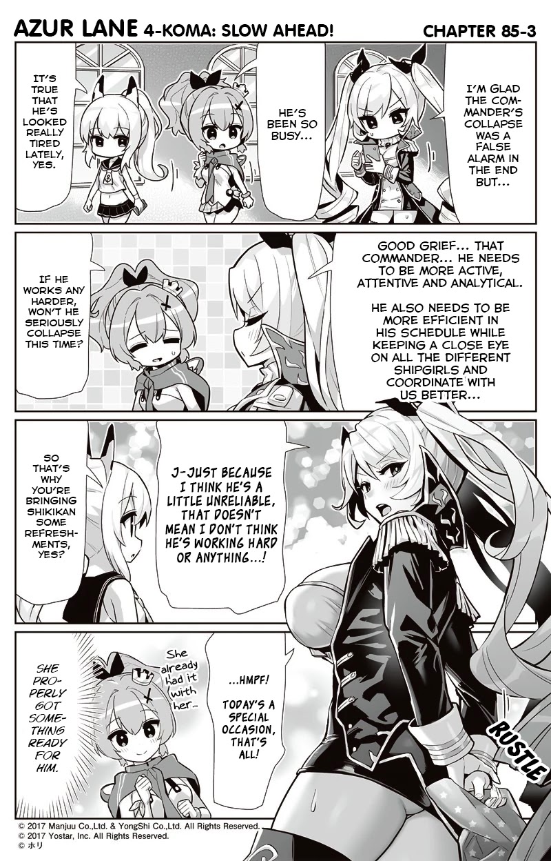 Azur Lane 4-koma: Slow Ahead! Chapter 85 - Page 3